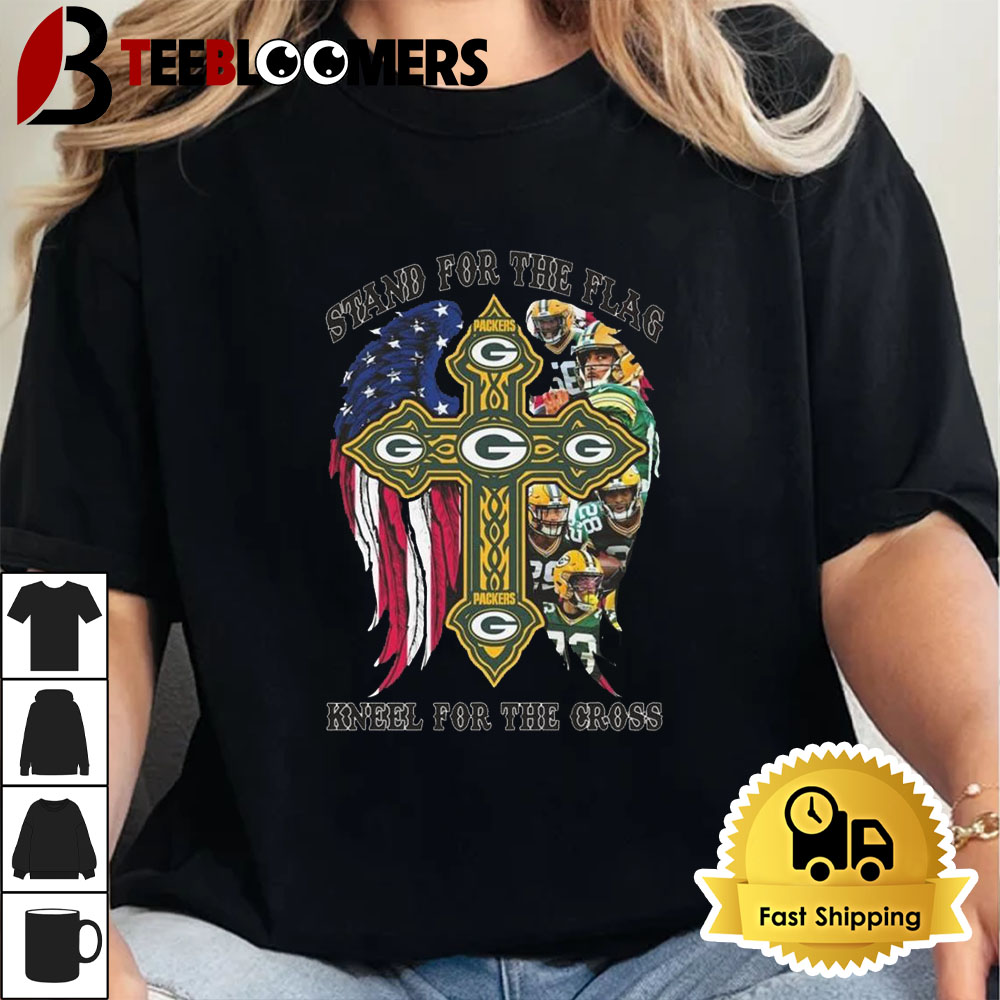 Stand For The Flag Kneel For The Cross Green Bay Packers Unisex Vintage T shirt