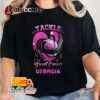 Tackle Breast Cancer Ncaa Georgia Bulldogs 2024 Unisex Vintage T Shirt