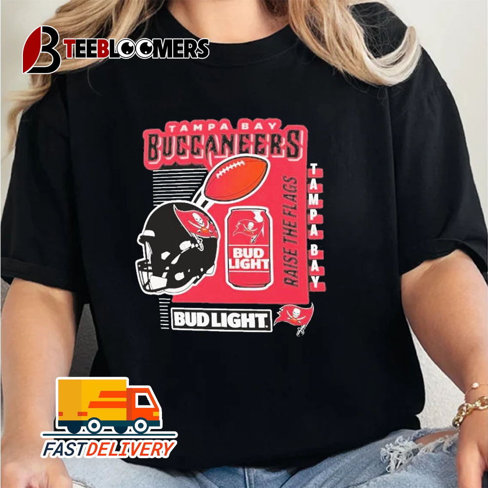 Tampa Bay Buccaneers Bud Light Raise The Flags Unisex Vintage T Shirt