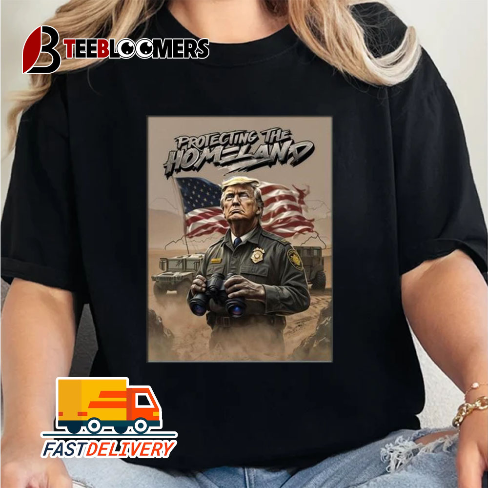 Trump Protecting The Homeland Unisex Vintage T Shirt