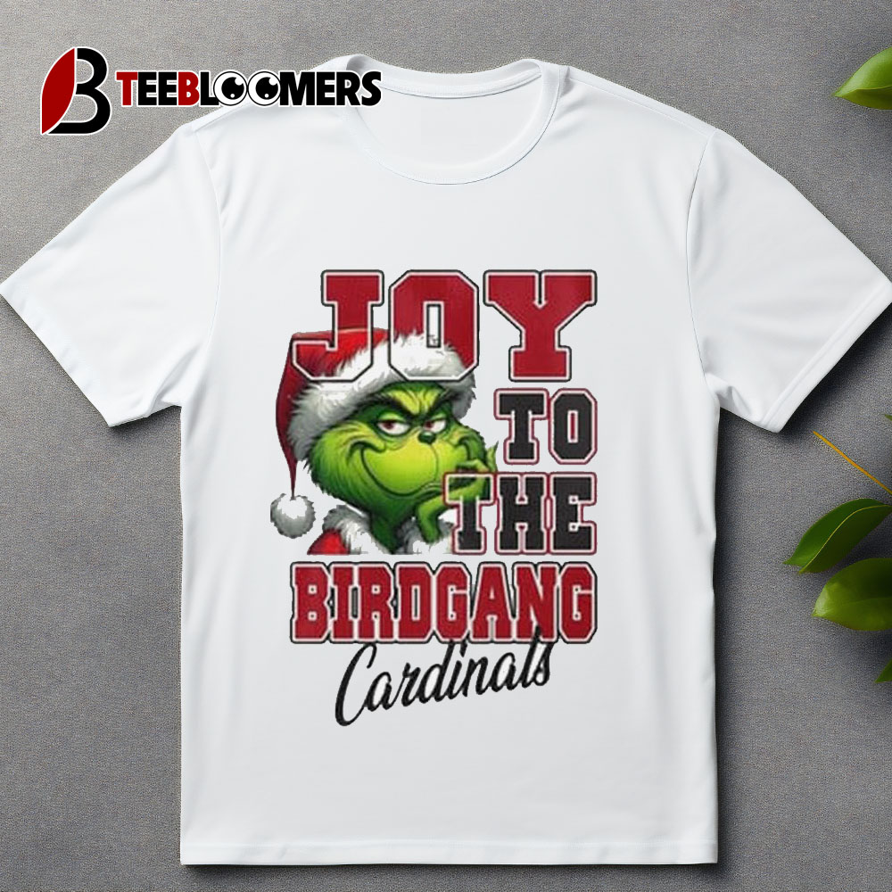 Arizona Cardinals Joy To The Birdgang Cardinals Grinch Christmas 2024 T Shirt