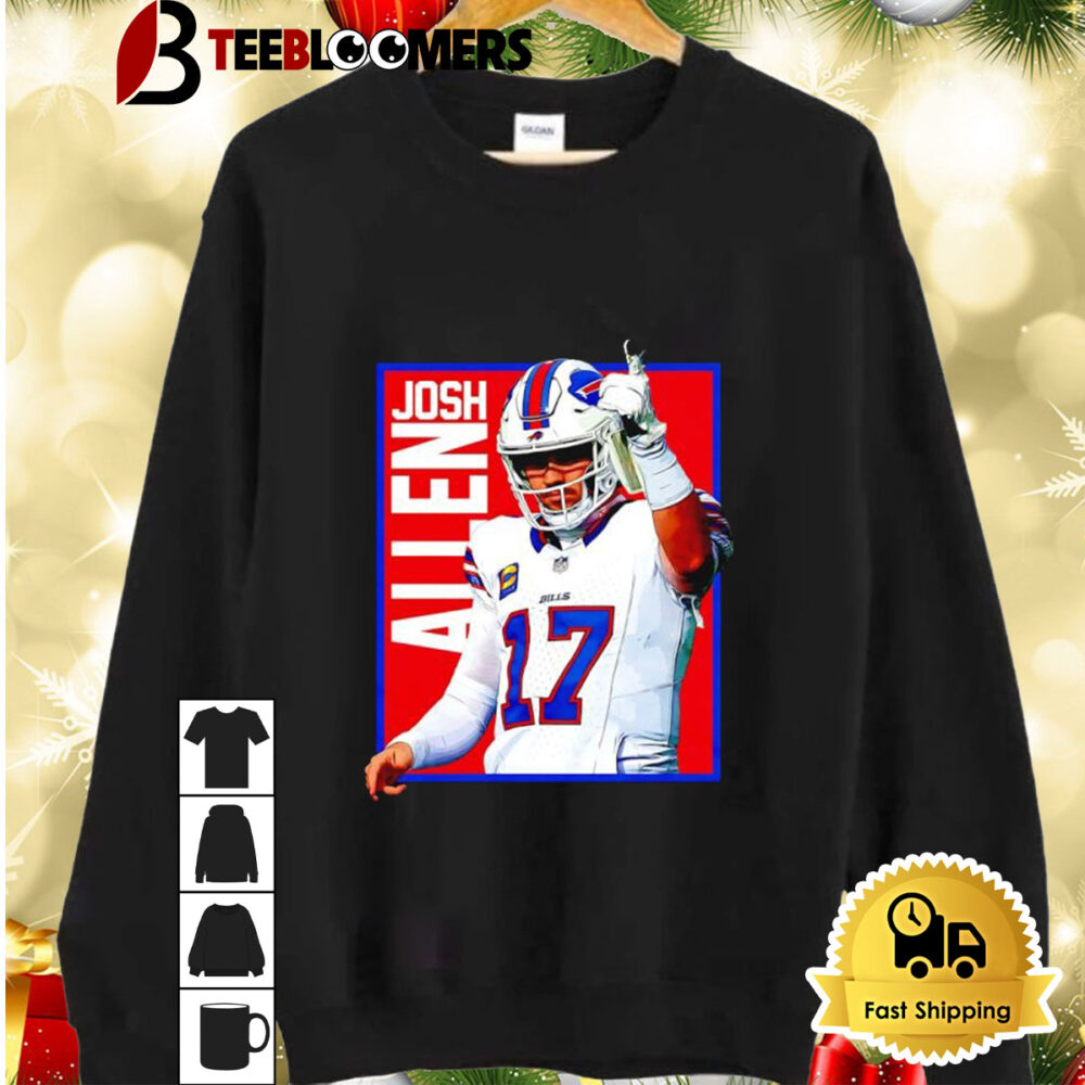 Buffalo Bills Josh Allen 17 Any Down Shirt 2