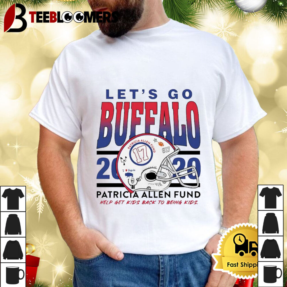 Buffalo Bills Josh Allen Let's Go Buffalo 2024 Pratrica Allen Fund Shirt 1