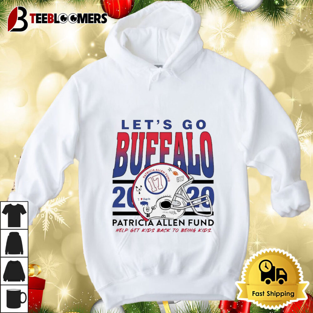 Buffalo Bills Josh Allen Let's Go Buffalo 2024 Pratrica Allen Fund Shirt 4