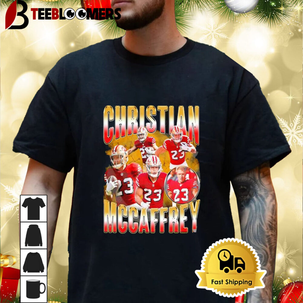 Christian Mccaffrey No 23 San Francisco 49ers Graphic Shirt 3