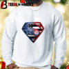 Dallas Cowboys And Texas Rangers Superman Logo Shirt 2