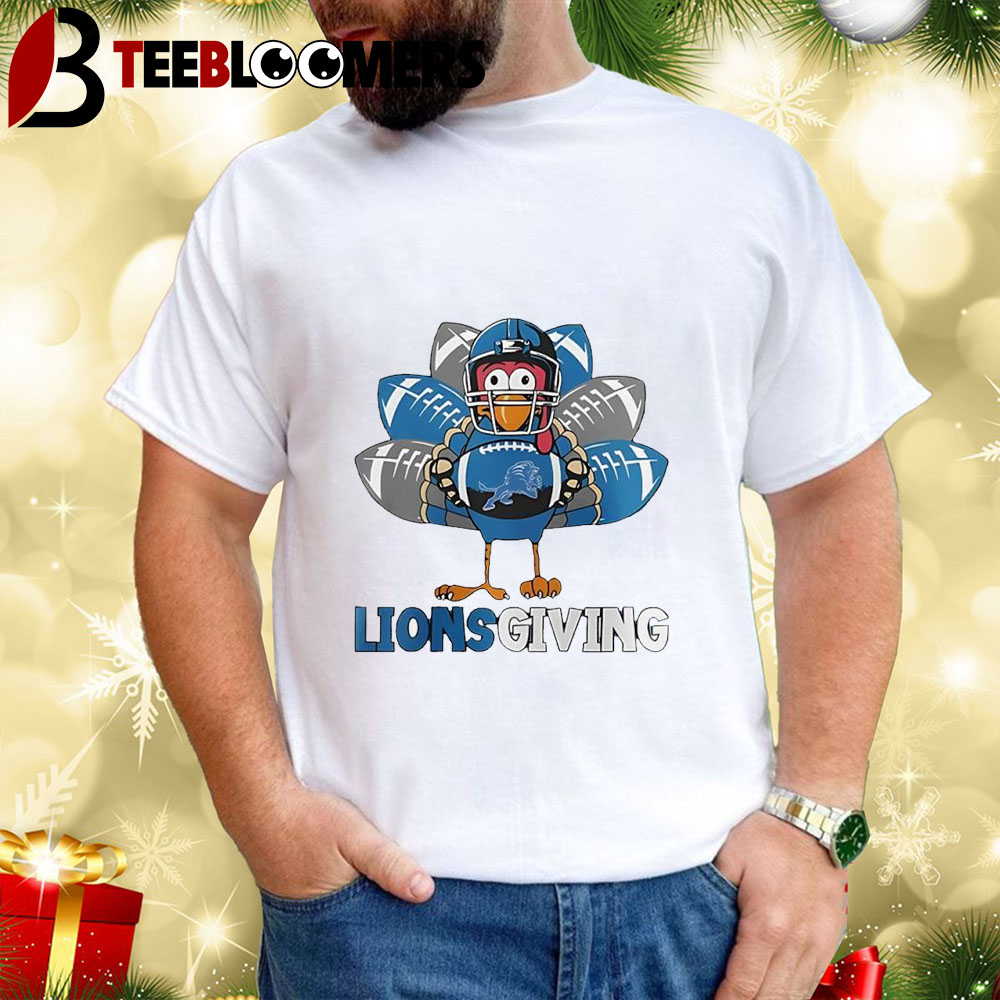 Detroit Lions Thanksgiving Day Happy Lionsgiving 2024 Shirt 1