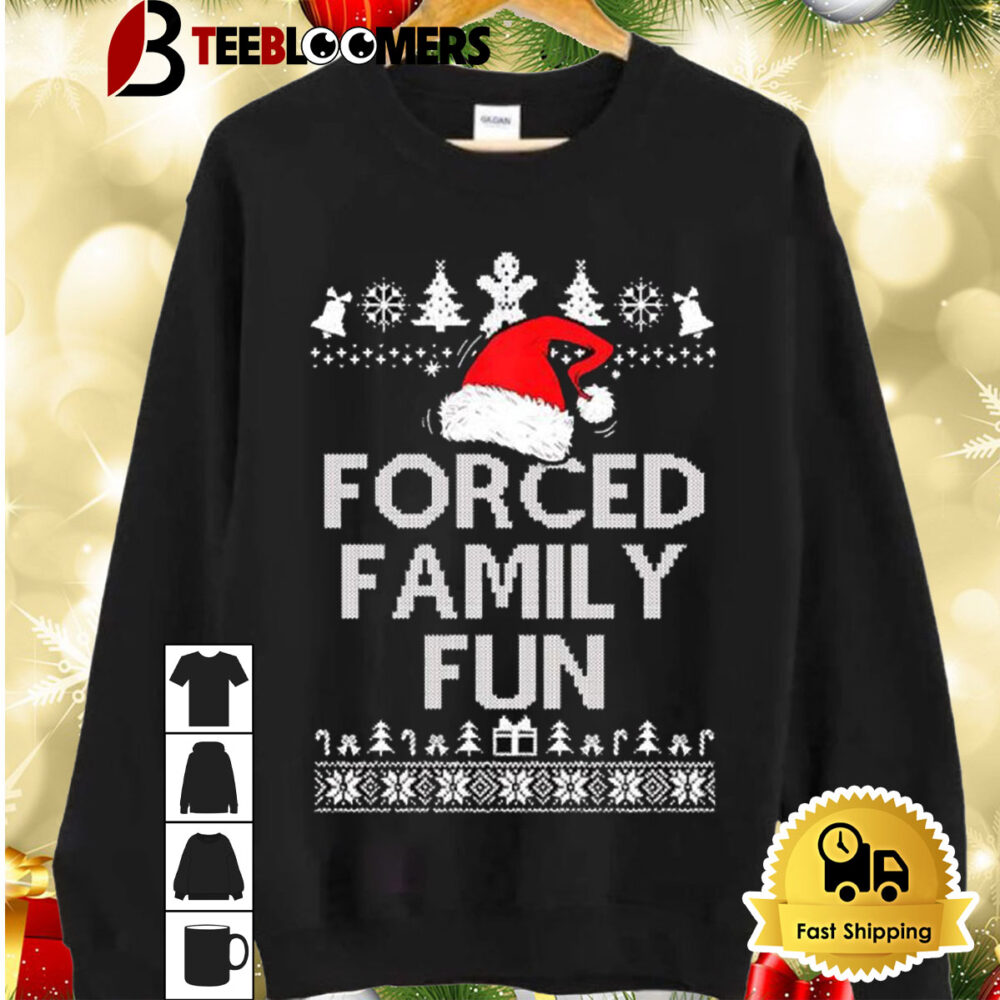 Forced Family Fun Ugly Christmas Shirt 2