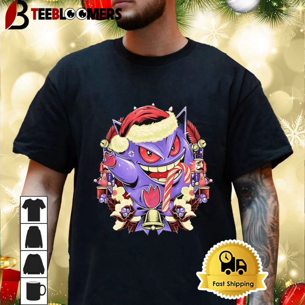 Gengar Christmas Ghost Shirt 3