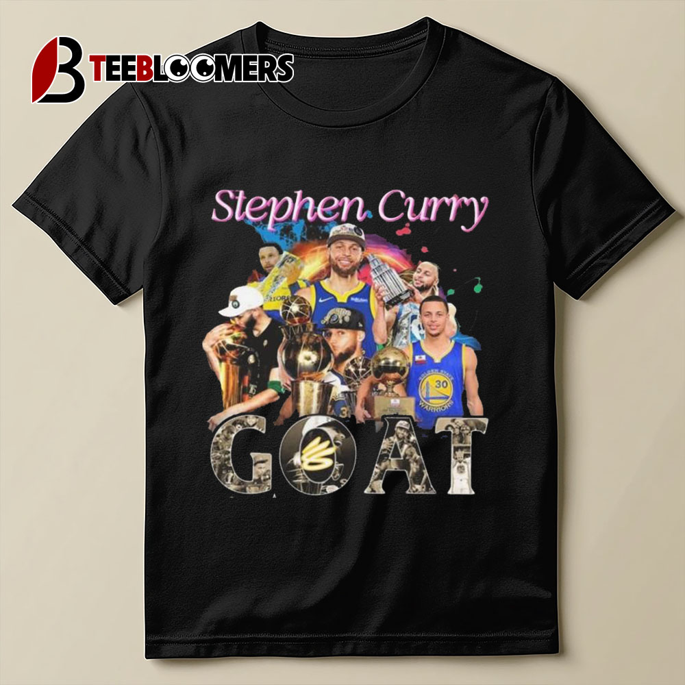 Golden State Warriors Stephen Curry The Goat The Legend Proud Signature T Shirt