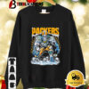 Green Bay Packers Football Snow Player Skeleton Shirt 2