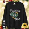 Green Bay Packers Girl Heart Bling Shirt 2