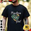 Green Bay Packers Girl Heart Bling Shirt 3