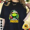 Green Bay Packers Grinch Wearing Santa Hat Christmas 2024 Shirt 1