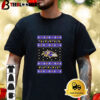 Holiday Lights Baltimore Ravens Ugly Christmas Shirt 3