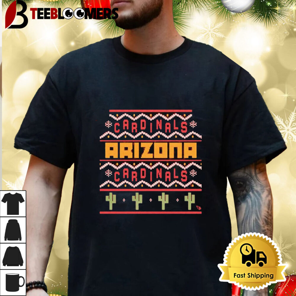 Holiday Season Arizona Cardinals Merry Christmas 2024 Ugly Shirt 3