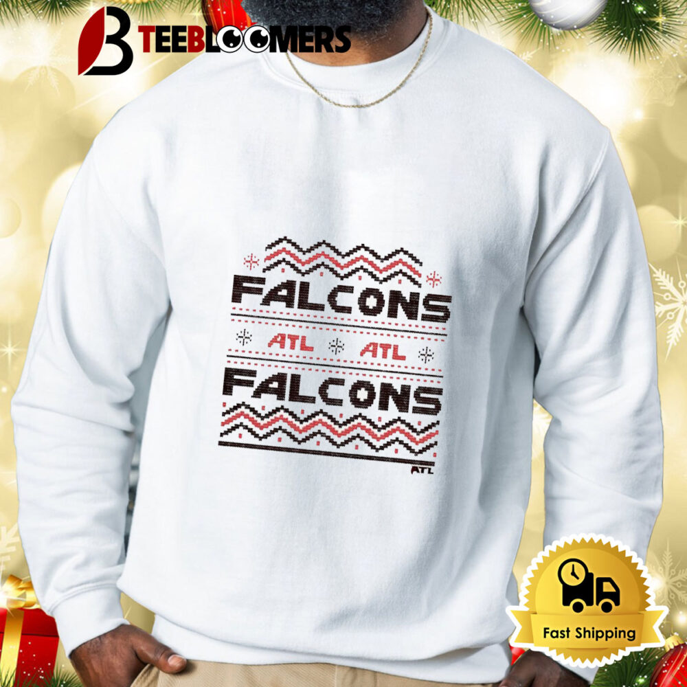 Holiday Season Atlanta Falcons Merry Christmas 2024 Ugly Shirt 2