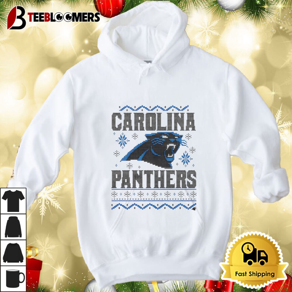 Holiday Season Carolina Panthers Merry Christmas 2024 Ugly Shirt 4