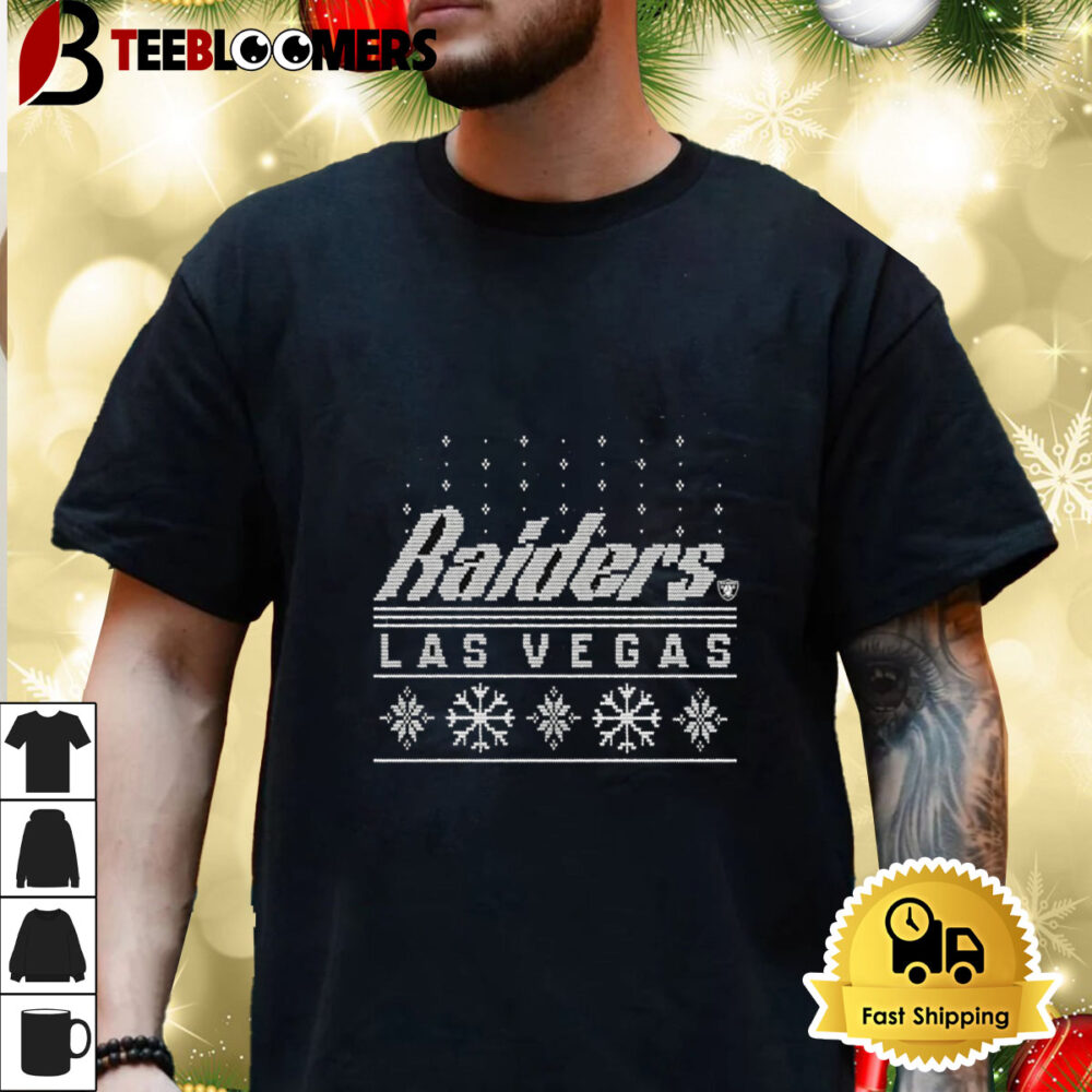 Holiday Season Las Vegas Raiders Merry Christmas 2024 Ugly Shirt 3