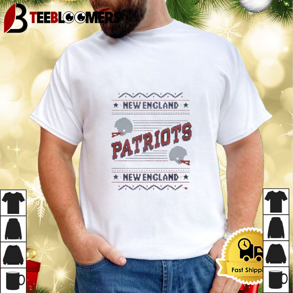 Holiday Season New England Patriots Merry Christmas 2024 Ugly Shirt 1