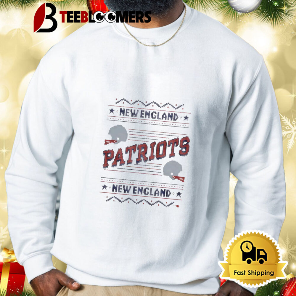 Holiday Season New England Patriots Merry Christmas 2024 Ugly Shirt 2