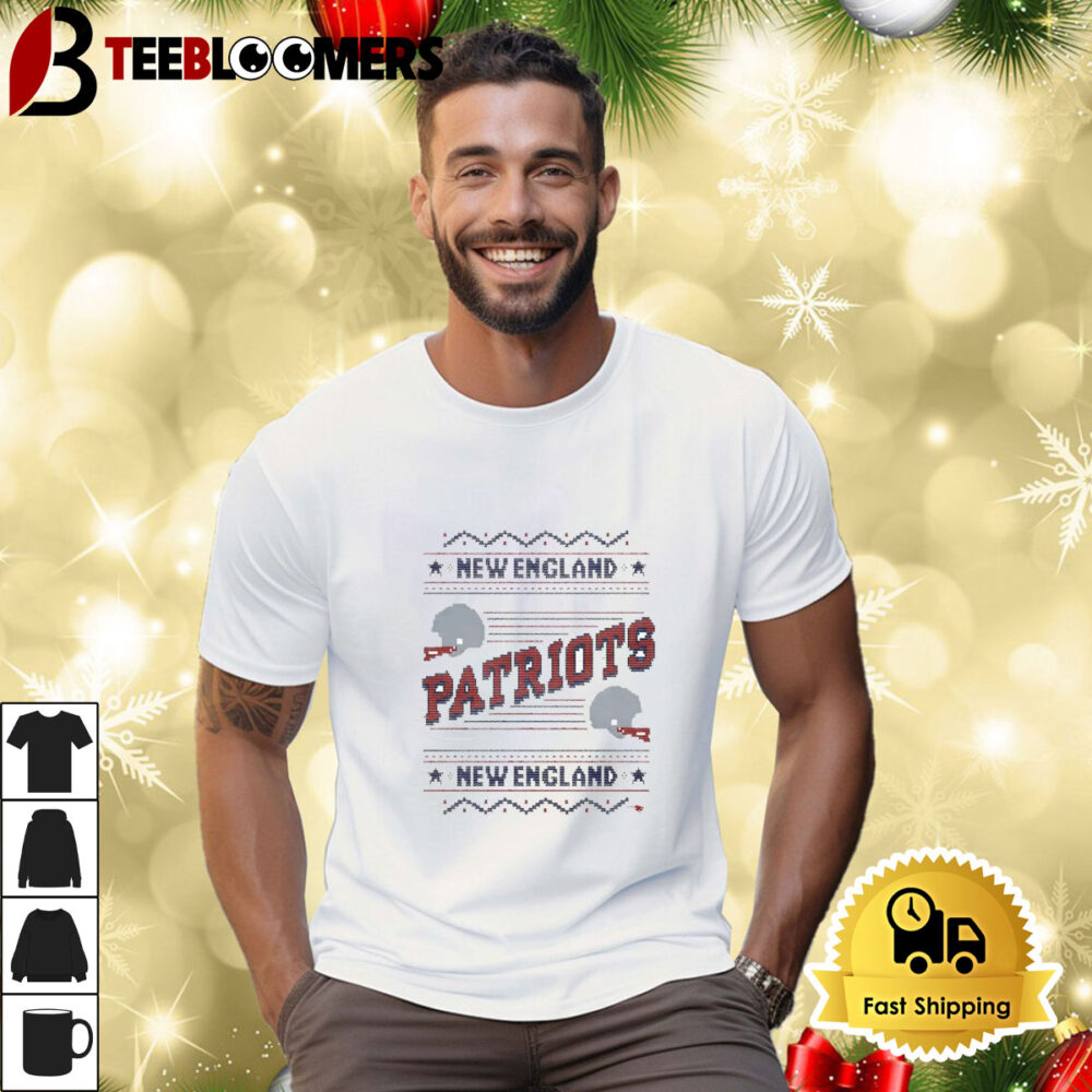 Holiday Season New England Patriots Merry Christmas 2024 Ugly Shirt 3