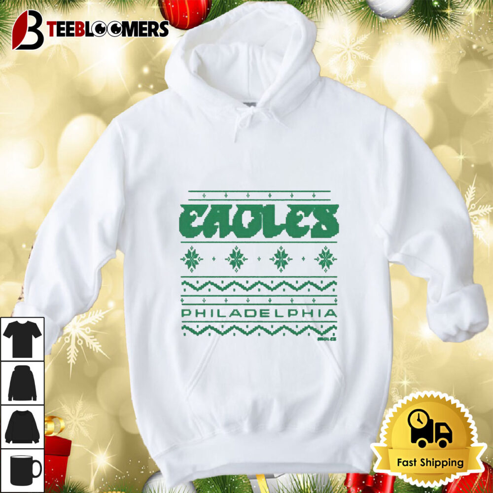 Holiday Season Philadelphia Eagles Merry Christmas 2024 Ugly Shirt 4