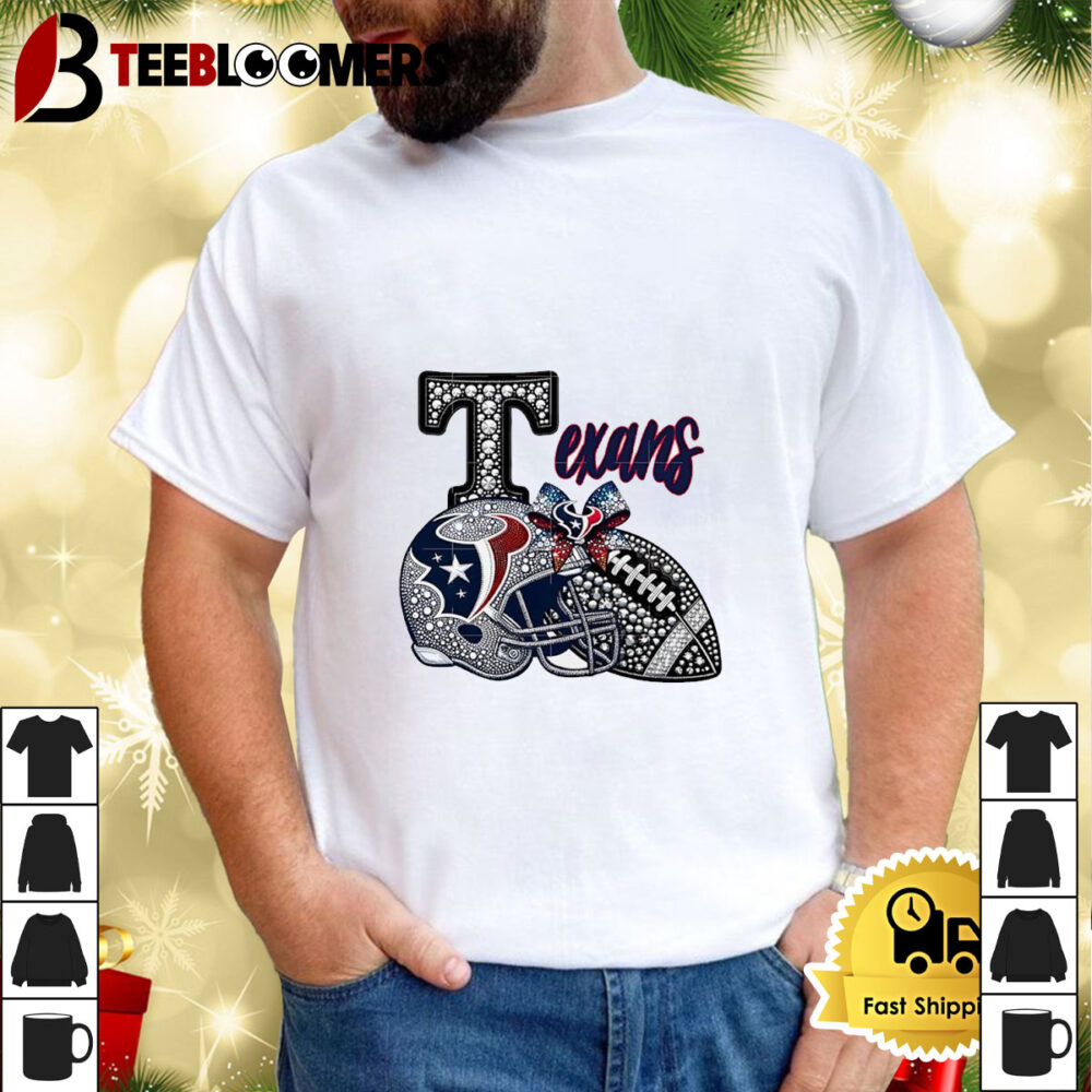 Houston Texans Football Rhinestone Shirt 1