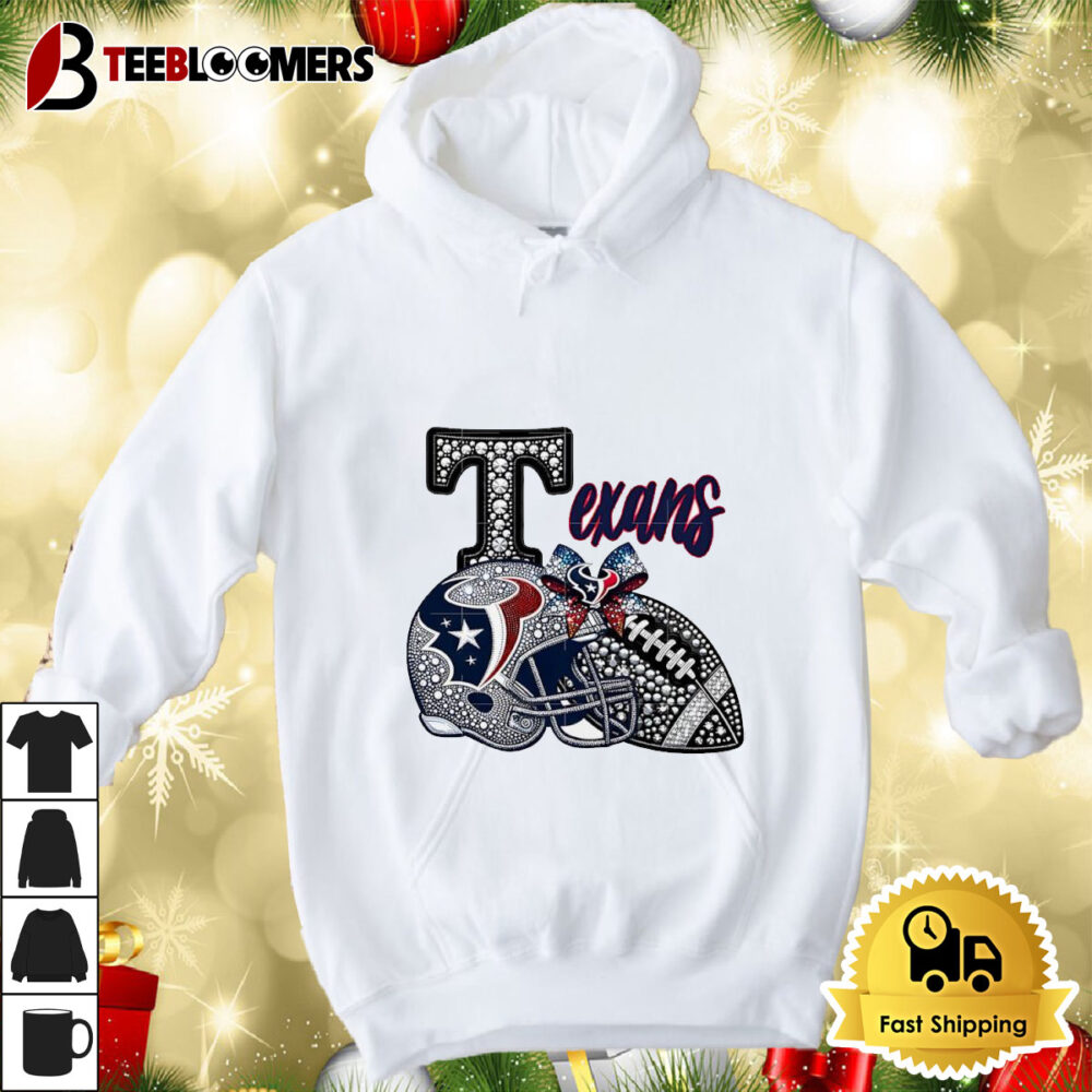 Houston Texans Football Rhinestone Shirt 4