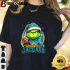 Jacksonville Jaguars Grinch Wearing Santa Hat Christmas 2024 Shirt 1