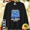 Job's Not Finished Go Detroit Lions 2024 Skyline Shirt 2