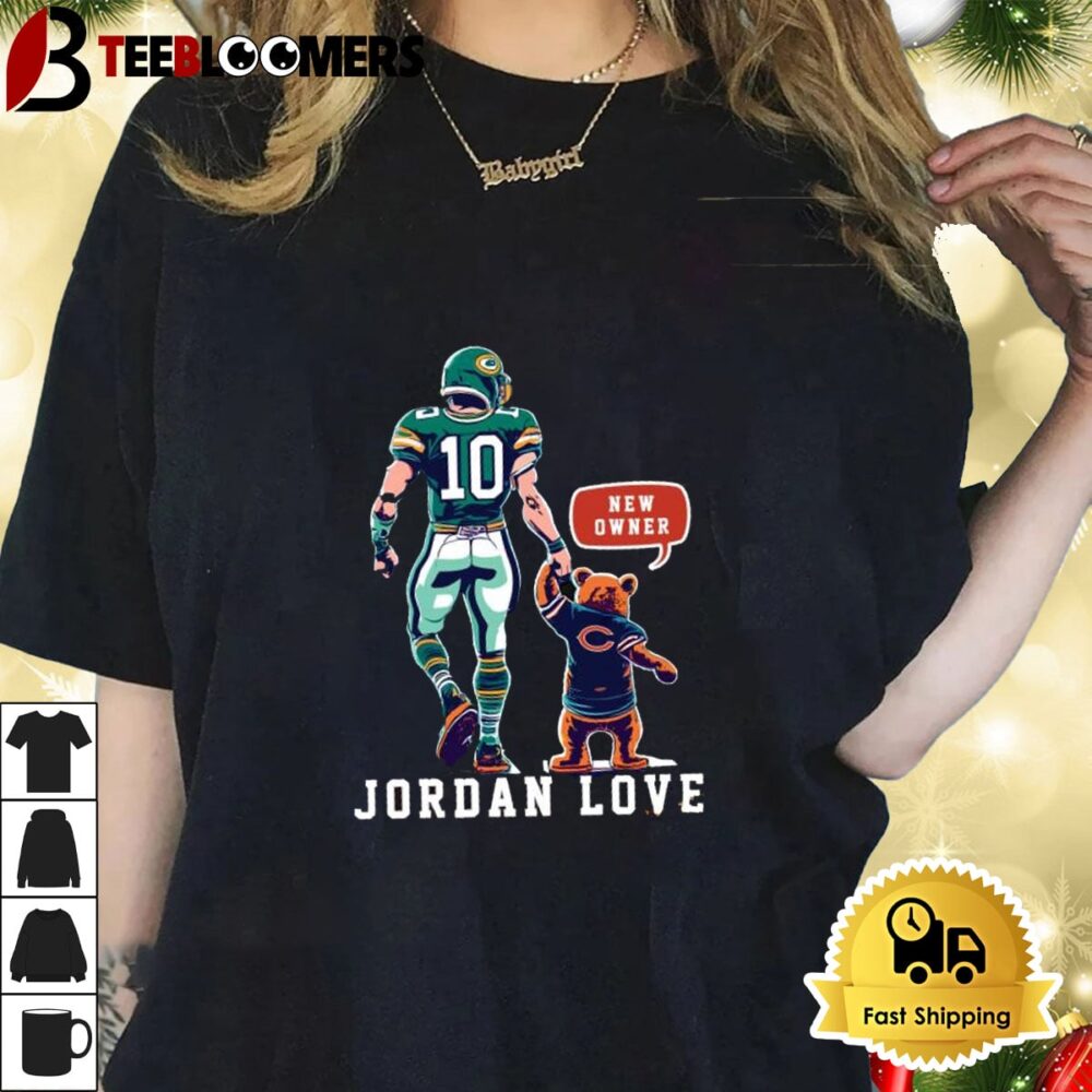 Jordan Love Chicago Bears New Owner Shirt 1