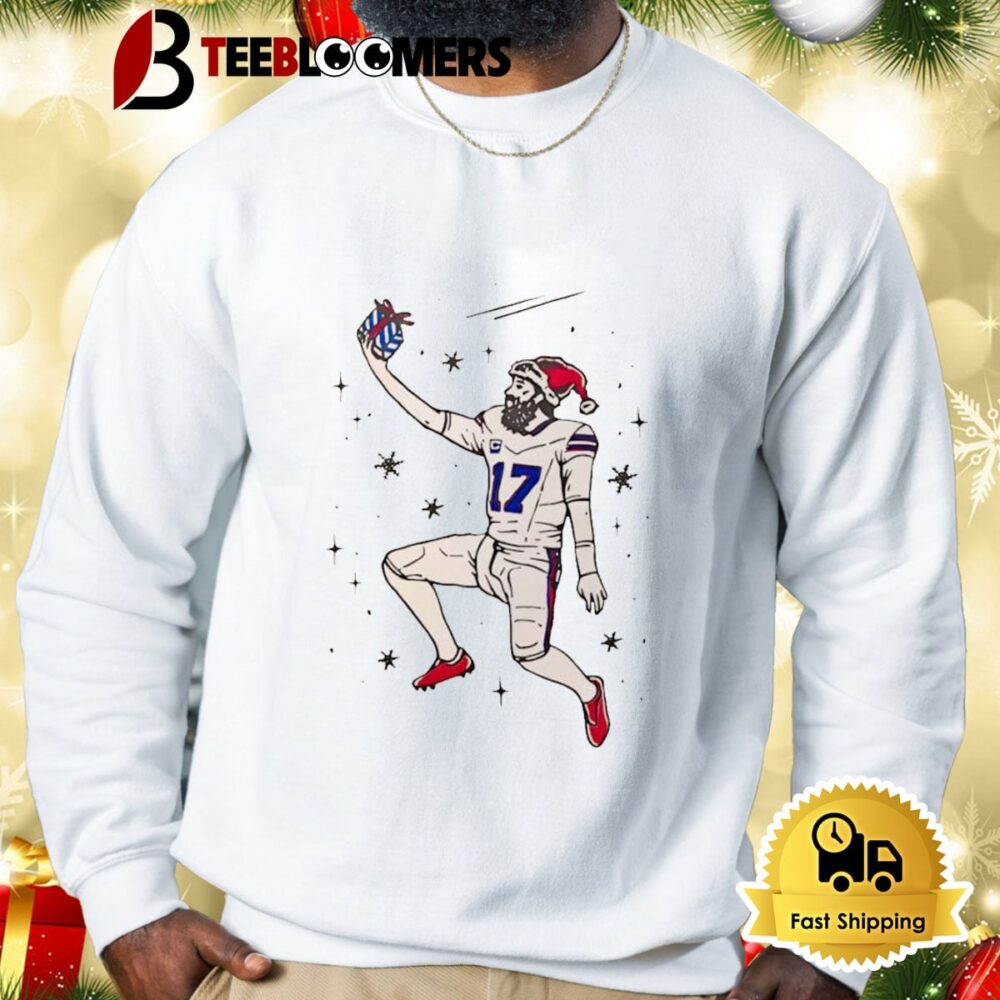 Josh Allen Buffalo Bills Santa Allen Shirt 2