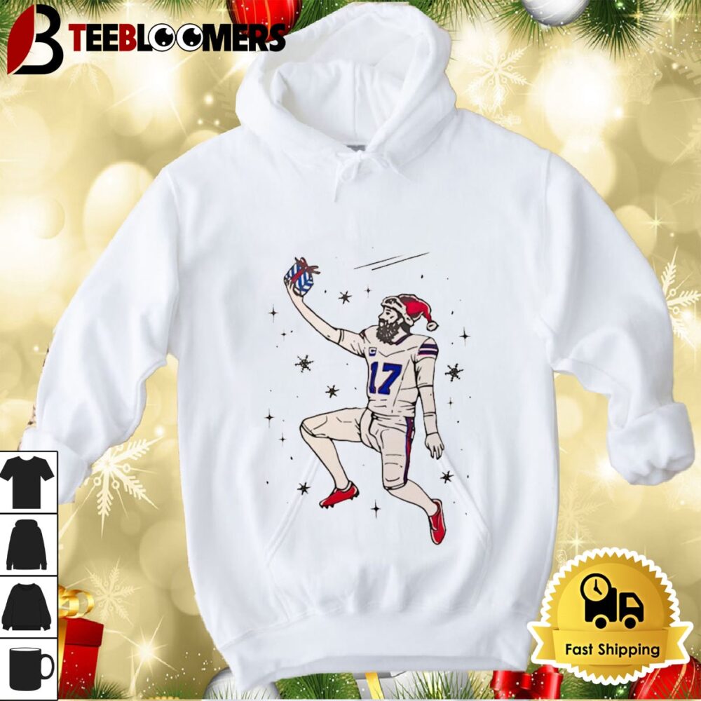 Josh Allen Buffalo Bills Santa Allen Shirt 4