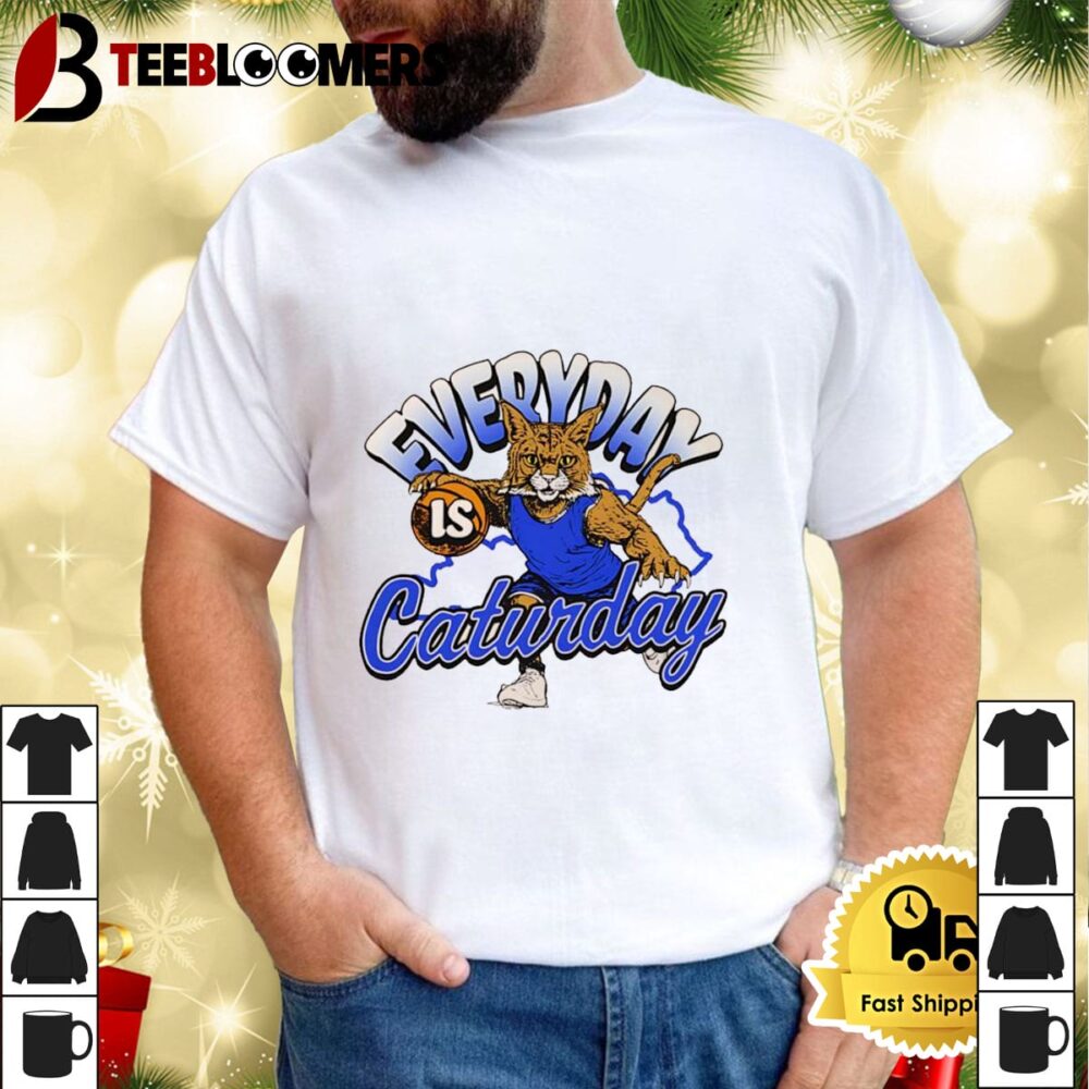 Kentucky Wildcats Everyday Is Caturday Mascot Shirt 1