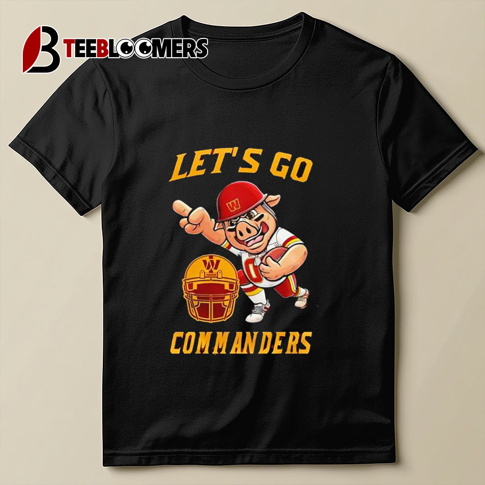 Let's Go Washington Commanders Masco T Shirt