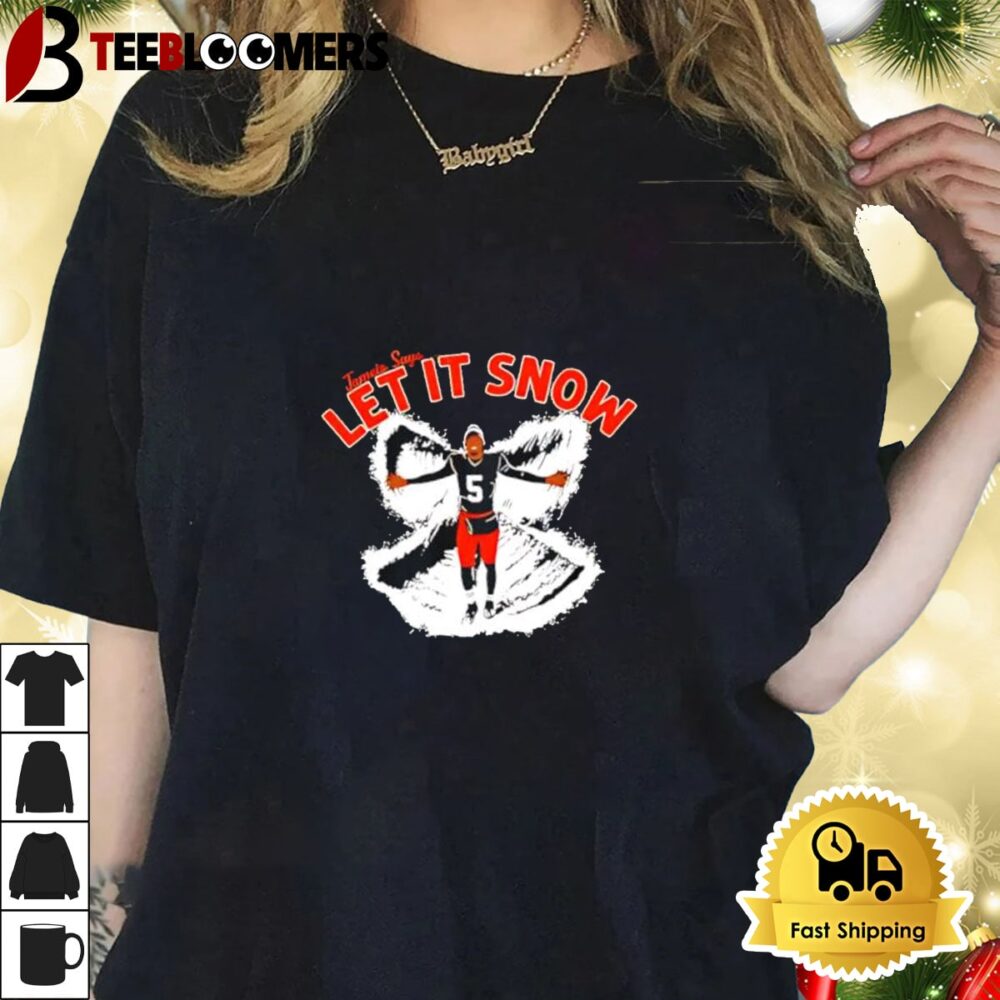 Let It Snow Jameis Winston Cleveland Browns Shirt 1