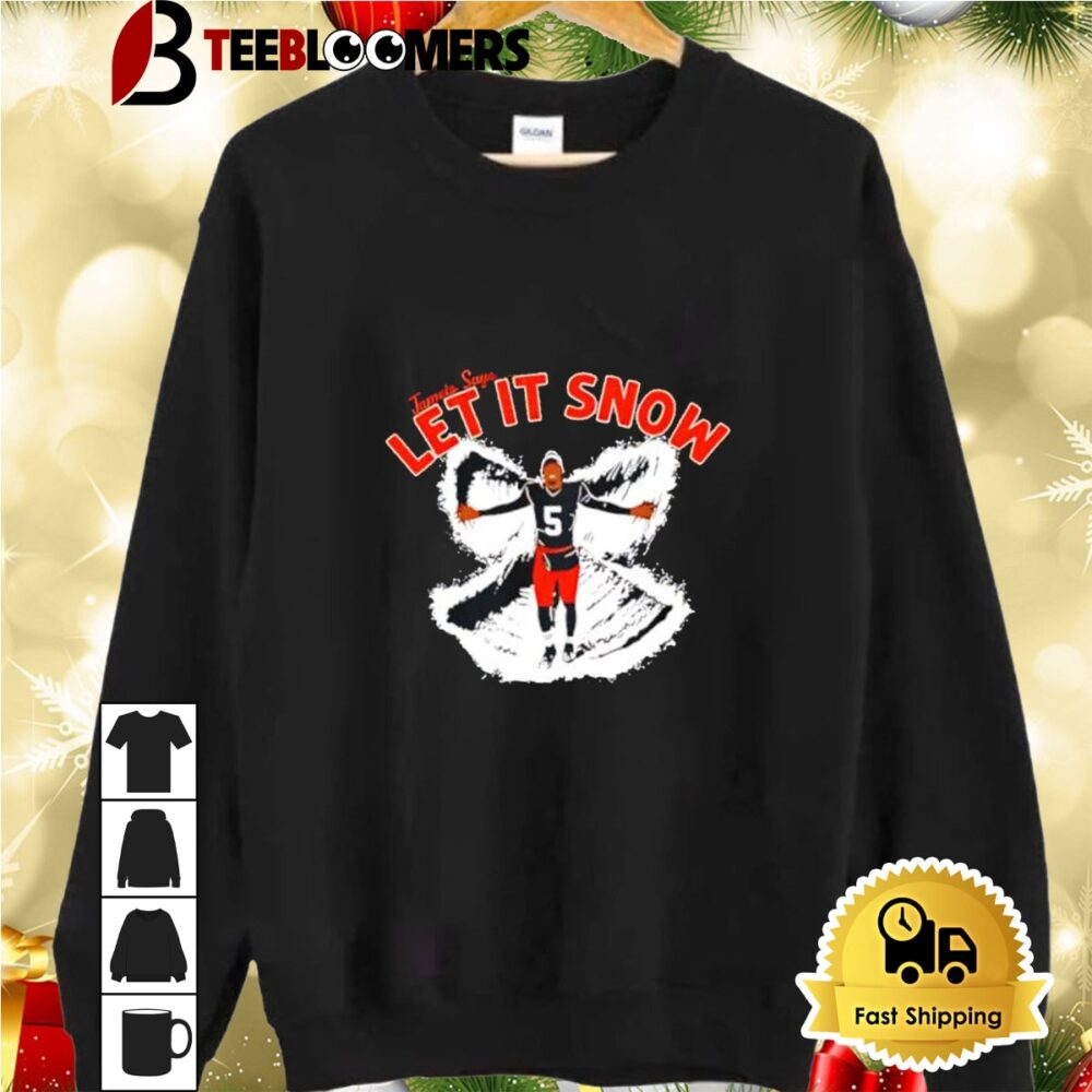 Let It Snow Jameis Winston Cleveland Browns Shirt 2