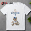 Los Angeles Dodgers Tiny Turnip 2024 World Series Champions Teddy T Shirt