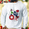 Merry Christmas Boston Baseball Est 1901 Ornament Shirt 2