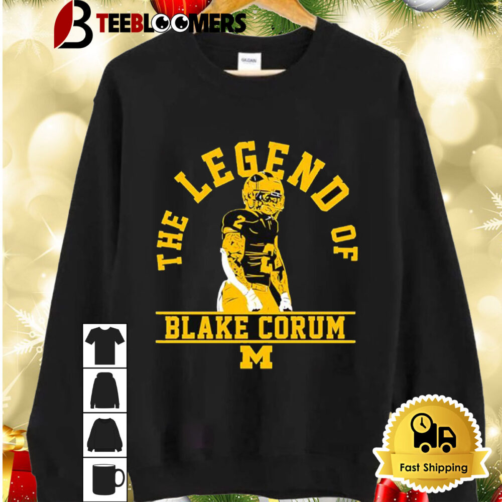 Michigan Wolverines The Legend Of Blake Corum Shirt 2