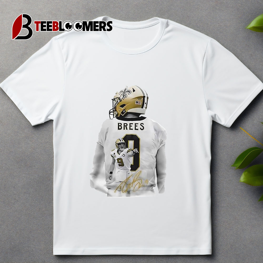 New Orleans Saints Drew Brees Legend 2024 Signature Helme T Shirt