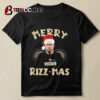 New Orleans Saints Merry Rizz Mas 2024 T shirt