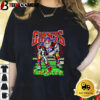 New York Giants Football Stance Player Skeleton Shirt 1