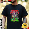 New York Giants Football Stance Player Skeleton Shirt 3