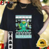 New York Jets X Grinch Christmas With Super Bowl Trophy Ugly Christmas Shirt 1