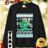 New York Jets X Grinch Christmas With Super Bowl Trophy Ugly Christmas Shirt 2