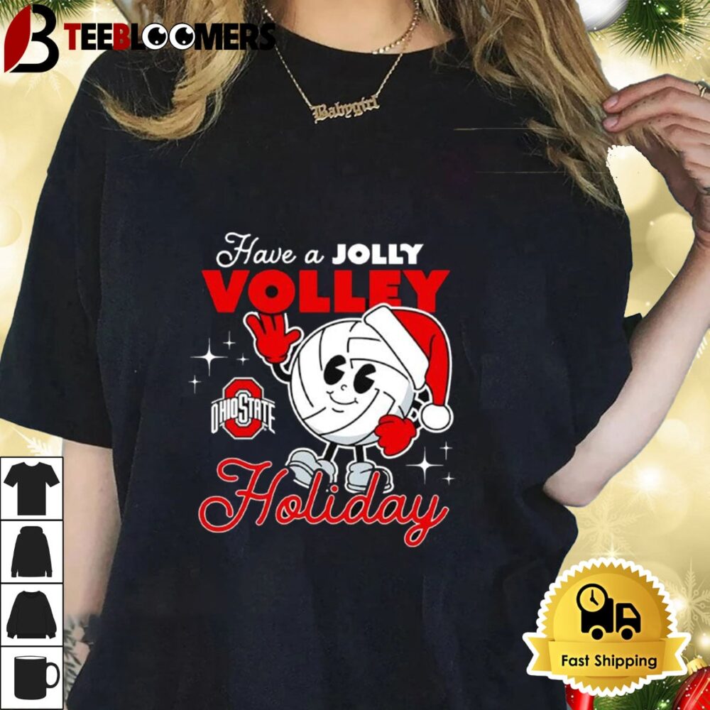 Ohio State Buckeyes Have A Jolly Volley Holiday Shirt 1