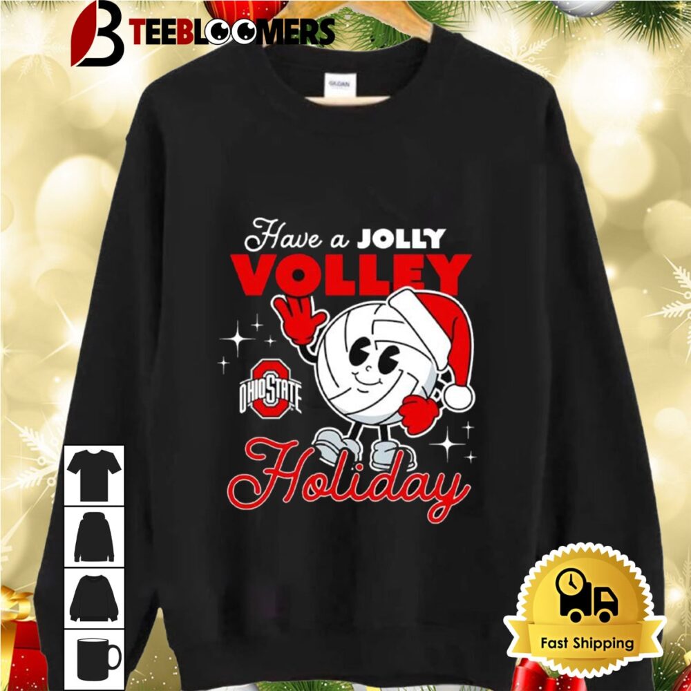 Ohio State Buckeyes Have A Jolly Volley Holiday Shirt 2