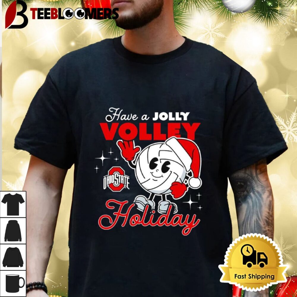 Ohio State Buckeyes Have A Jolly Volley Holiday Shirt 3